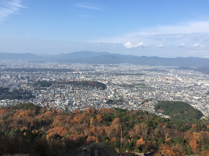 大文字山からの眺め。